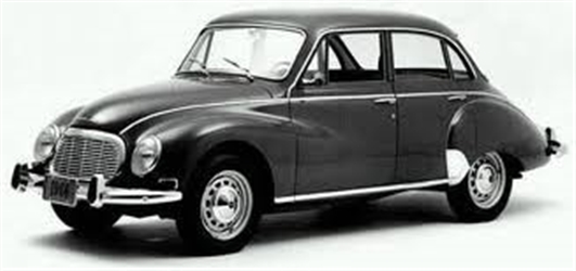 Anschaffung des ersten Autos, eines DKW mit Zweitaktmotor