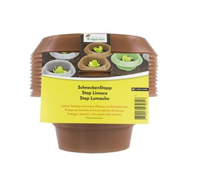 SchneckenStopp PP braun Set à 12 Stück - unbeschränkt