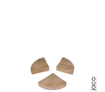 Terracotta Füsse 3er Set