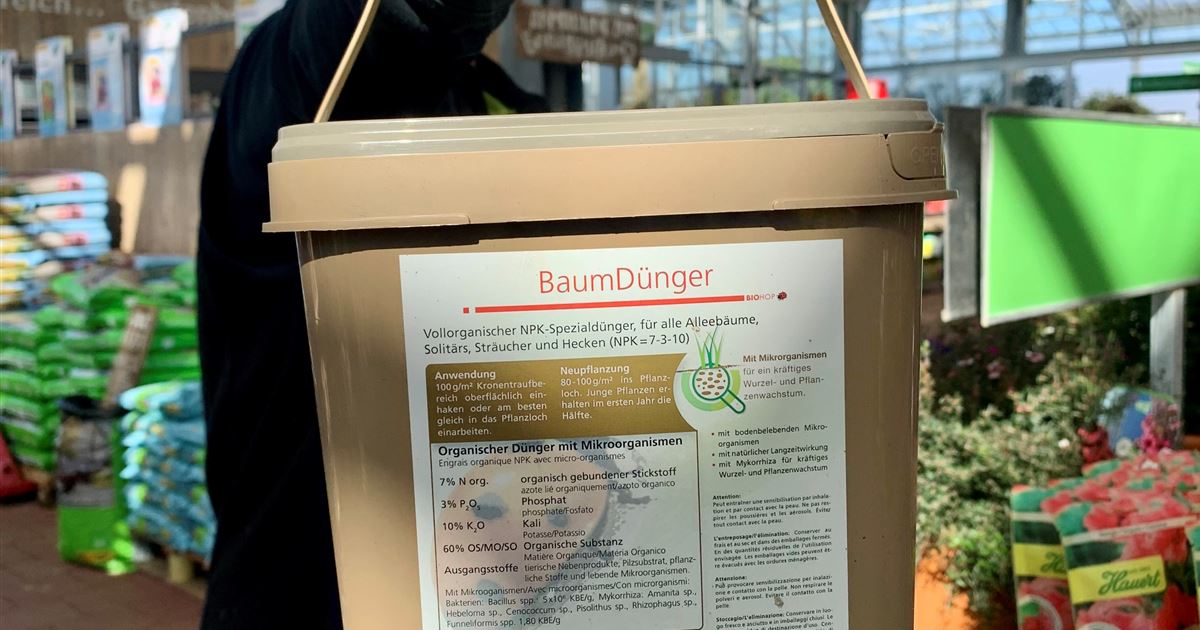 Baumdnger mit Mikroorganismen, Fr alle Strucher, Hecken, Bume -  Gartenpflanzen Daepp