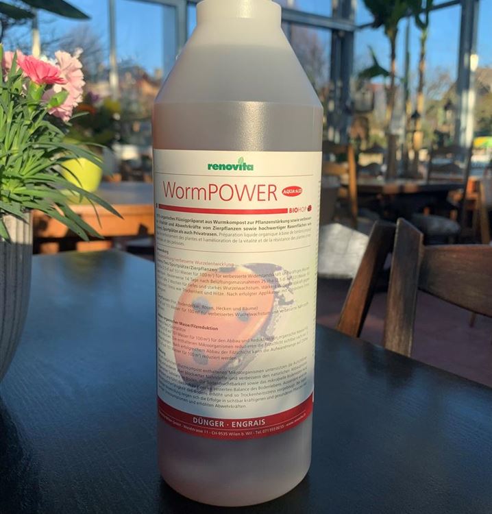 Kraft der Würmer für den Garten 