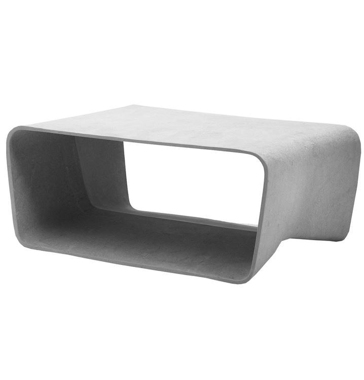 Tisch in grau/anthrazit