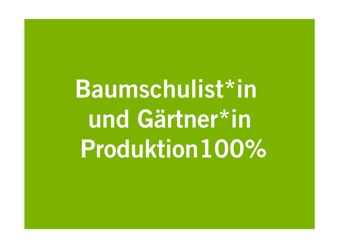 Baumschulist*in Produktion