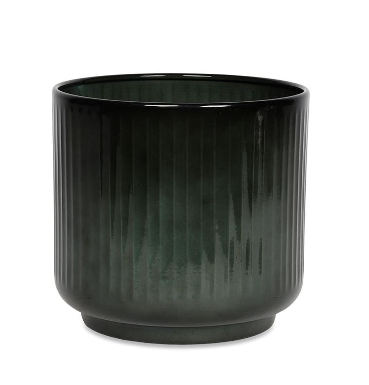 Rundes Pflanzgefäss in verschiedenen Farben