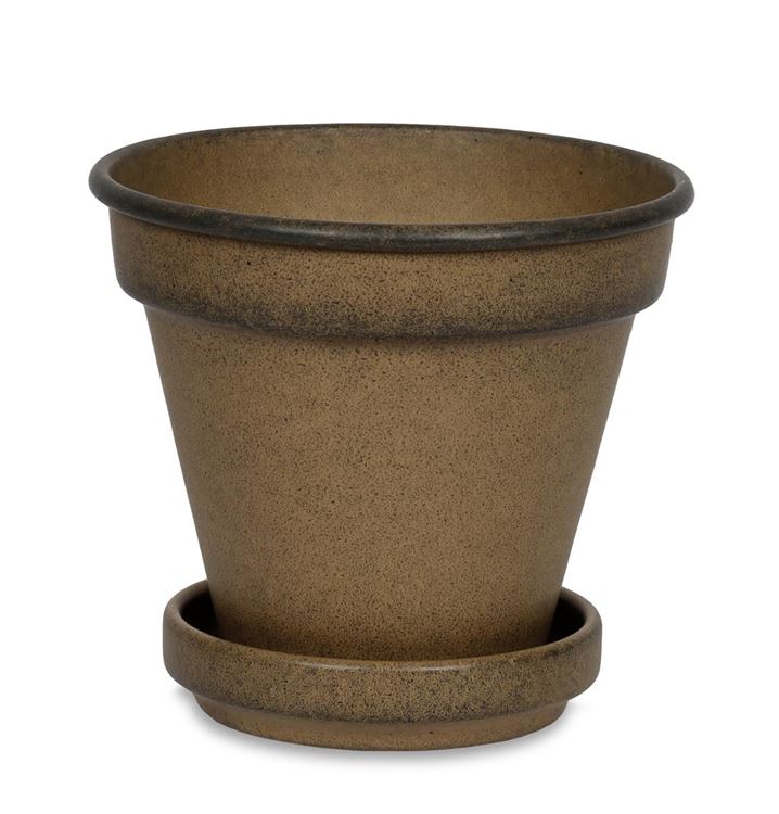 Rundes Pflanzgefäss in verschiedenen Farben