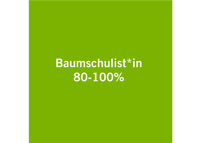 Baumschulist*in 